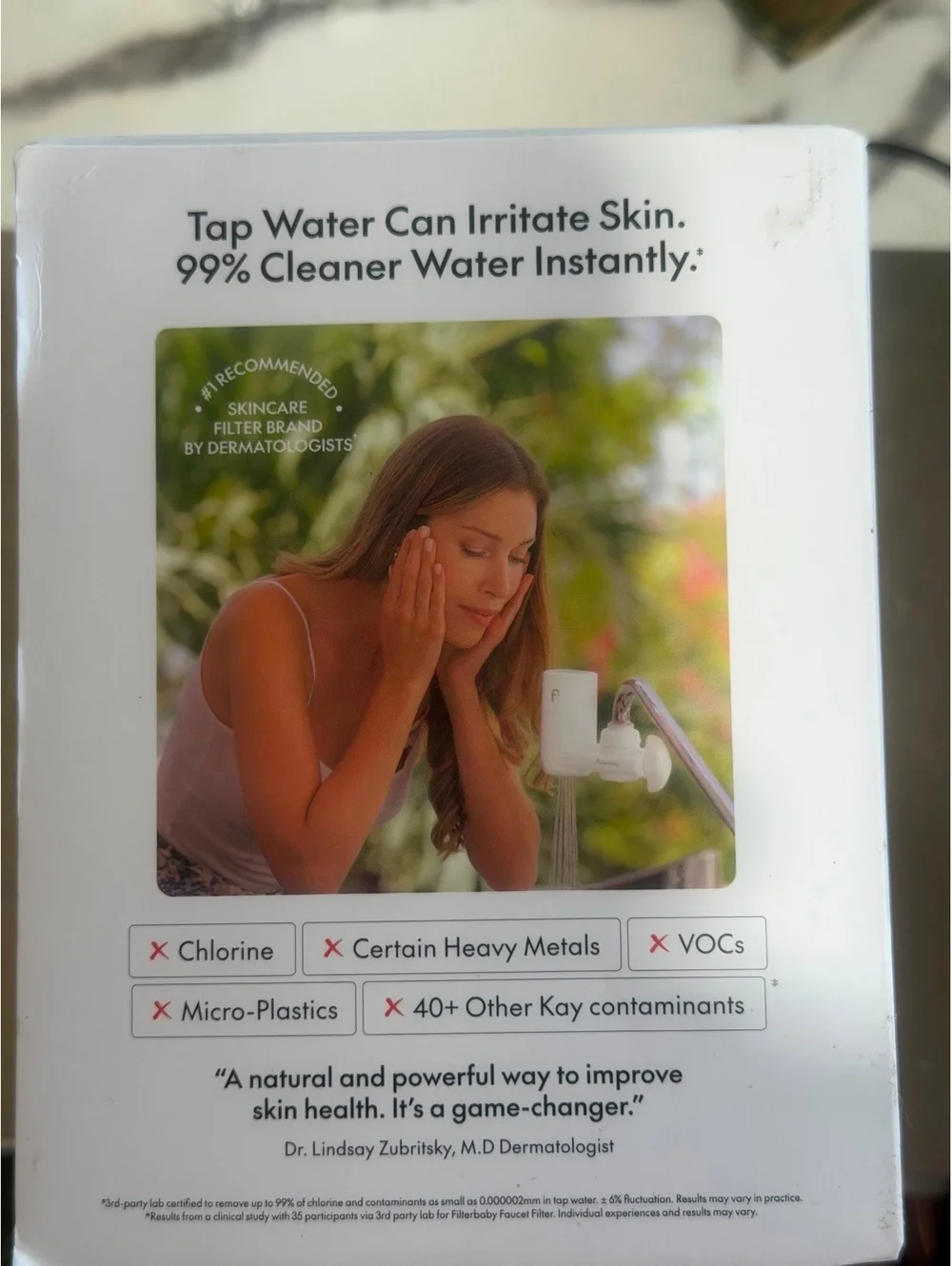 NWT  Filterbaby 1.0 Faucet Mounted Water Filter Skin Care